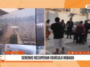 Trujillo: serenos recuperan vehículo robado