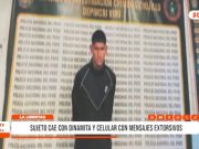 Virú: Detienen a joven con dinamita y mensajes de extorsión