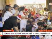 Trujillo: El Ejército de Salvación regala alegría en chocolatada navideña