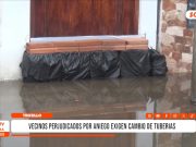Trujillo: aniego por tuberías antiguas afecta a vecinos de Monserrate