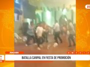 Carhuaz: pelea en fiesta de promoción desata caos total