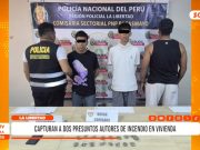 Pacasmayo: capturan a presuntos autores de incendio en vivienda