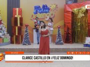 Clarice Castillo emocionó en Feliz Domingo