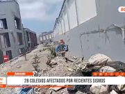 Chimbote: sismos en Áncash dañaron 28 colegios públicos