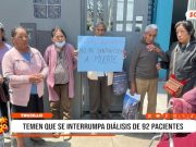 Trujillo: Protestas por posible interrupción de diálisis a 92 pacientes