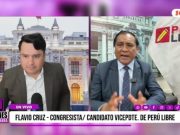 «¡El Perú a toda máquina! Me suena a gimnasio; esa frase no es objetiva. El Perú necesita responsabilidad y no un lema de campaña»: Flavio Cruz, congresista y candidato a vicepresidente de Perú Libre