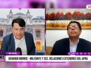 “Un grupo de la Comisión Política del APRA hizo una repartija; a mí me cambiaron de lugar en la lista del Parlamento Andino. Quieren destruir el partido de Haya de la Torre”, señaló Gerardo Morris, secretario de Relaciones Internacionales del APRA