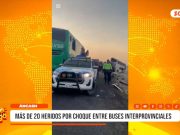 Casma: accidente de tránsito deja más de 20 heridos