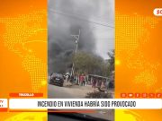 Florencia de Mora: incendio en vivienda habría sido provocado