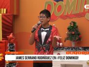 James Serrano Rodríguez emocionó en Feliz Domingo