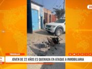 Trujillo: joven quemada lucha por su vida en hospital regional