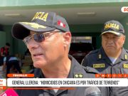 La Libertad: general Llerena vincula homicidios en Chicama al tráfico de terrenos
