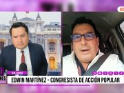 “Toque de queda en estado de emergencia y militarizar las cárceles. Hay muchos jueces, fiscales y policías cómplices de la minería ilegal”, afirmó Edwin Martínez, congresista de Acción Popular.