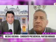 «Pedro Castillo no es un golpista; evaluaríamos un indulto. José Jerí gobierna para las tribunas y no como un estadista»: Mesías Guevara, candidato presidencial por el Partido Morado.