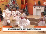 Academia Múdate al Arte brilló en Feliz Domingo