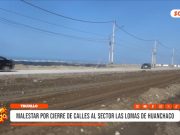 Huanchaco: cierre de calles en autopista puso en riesgo a vecinos