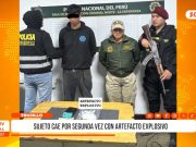 Trujillo: detienen por segunda vez a sujeto con explosivo