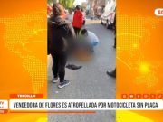Trujillo: atropello deja herida a vendedora de flores