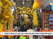 Trujillo: venden piñatas de Jerí y Boluarte para recibir Año Nuevo