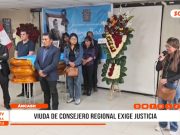 Áncash: investigación por muerte de consejero regional exige justicia