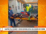 Otuzco: accidente de combi deja cuatro fallecidos y ocho heridos