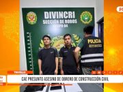 Trujillo: capturan a presunto asesino de obrero de construcción civil