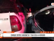 Laredo: Accidente de tránsito deja cuatro heridos