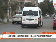 Trujillo: colectivos informales ponen en riesgo la seguridad vial