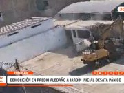 Trujillo: demolición de predio desató pánico en jardín inicial
