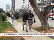 Trujillo: Adolescente implicado en homicidio de transportista