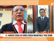 Julcán: sismo deja inhabitable a la I.E. Horacio Zeballos Gómez