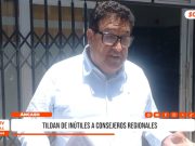 Áncash: Críticas de exconsejero a consejeros regionales