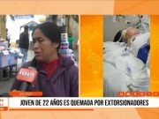 Trujillo: Extorsionadores queman a joven de 22 años en inmobiliaria