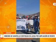 Ascope: Mineros de Sayapullo exigen ampliación del REINFO