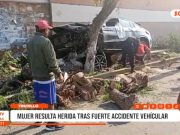 Víctor Larco: Accidente vehicular deja mujer herida en av. Huamán