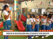 La Libertad: Recuperación de estudiantes será gratuita
