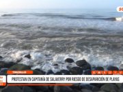 Salaverry: Protesta por playas en riesgo frente a Capitanía