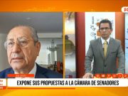 Elecciones 2026: César Bazán defiende reformas legales y seguridad jurídica ante el Senado