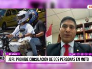 “Es una medida muy acertada el prohibir la circulación de dos personas en una moto lineal, pero no debe aplicarse a nivel nacional” Wilson Soto, congresista de Acción Popular