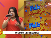 Mafe Ramos encendió Feliz Domingo con “Déjala”