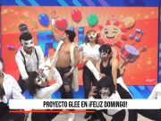 Proyecto Glee deslumbró en Feliz Domingo con shows de baile