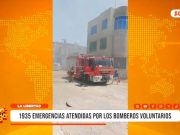 Bomberos voluntarios atendieron 1935 emergencias en La Libertad durante 2025
