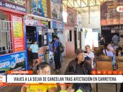 Lambayeque: pasajeros afectados por suspensión de transporte a la selva