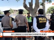 Lambayeque: siete crímenes se registraron en menos de un mes