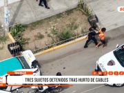 La Esperanza: Detenidos tres sujetos por hurto de cables