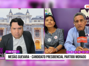 ELECCIONES 2026: Mesías Guevara, candidato presidencial por Partido Morado