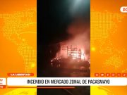 Pacasmayo: Incendio en mercado zonal deja puestos dañados