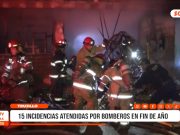Trujillo: Incidencias atendidas por bomberos disminuyeron en fin de año