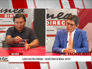 “Primero la gente es una opción de cambio para el país, por eso el Frente Social apoya a Marisol Pérez Tello”: Lucio Castro, secretario general del Sutep y promotor del Frente Social