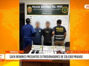 La Esperanza: retienen a menores involucrados en actos extorsivos